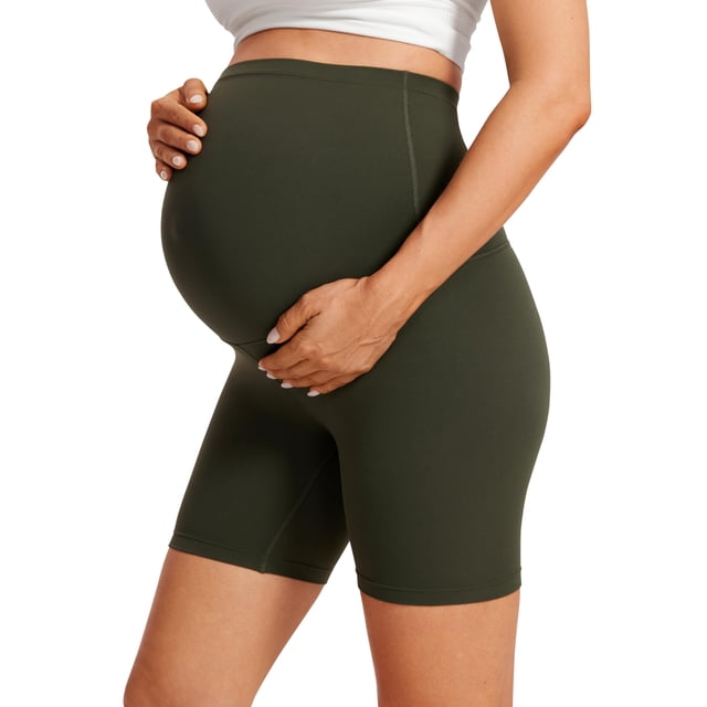 Shorts Biker Premamá CRZ YOGA Butterluxe Cintura Alta 15 cm