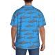 thumbnail image 3 of Fotbe Cute Shark Camisa Estampada de Manga Corta para Hombre, Casual de Verano, Estilo Playero, Sin Arrugas-Large, 3 of 5