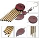 thumbnail image 4 of Gold Tube Wind Chime Outdoor, 6 Tube Aluminum Wind Chime, Wind Chimes, Decorative Chimes Outdoor Bells Wood Wind Chime for Balcony Yard Garden, 4 of 5