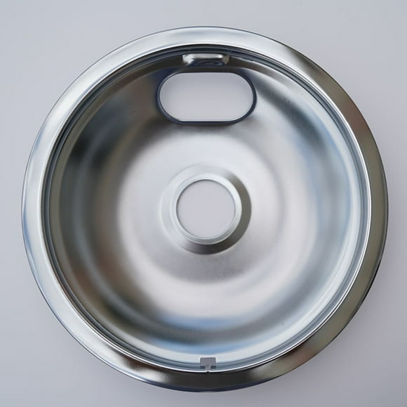 LQXZWJY 1 Pack Chrome Drip Pans, Compatible with Stove Top Drip Bowls. Stove Burner Drip Pans for Electric Stove Top-Thickening to Prevent Bending and Rust