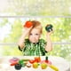 thumbnail image 2 of Juego de comida de madera para niños, juego de cocina para cortar frutas y verduras, 2 of 4
