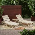 thumbnail image 4 of Noble House Chaise Longue en Bois d'Acacia Extérieur, 4 of 5