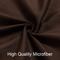 thumbnail image 2 of Twin 2-Piece Duvet Cover Set with 1 Pillow Shams, Brushed Microfiber, Easy Snap Zipper & Corner Ties, Dark Brown, Ntbay | Comforter Not Included, 2 of 6