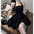 thumbnail image 2 of Vestido negro ajustado de cintura alta para mujer, minivestido de noche Sexy, ropa de calle, fiesta, Verano, 2 of 6