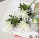 thumbnail image 4 of Xiao Hua Ramo de 5 ramas de cardo artificial blanco, flores artificiales de seda para decoración del hogar, jardín, boda, oficina y fiesta de graduación., 4 of 5