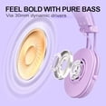 thumbnail image 5 of FIO MOTUS Auriculares supraaurales inalámbricos Bluetooth con cancelación activa de ruido: con sonido de alta resolución con duración de batería de hasta 55 horas, diseño liviano, cómodo y plegable, p, 5 of 5