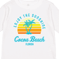 thumbnail image 4 of Inktastic Summer Enjoy the Sunshine Cocoa Beach Florida in Blue Boys or Girls Long Sleeve Toddler T-Shirt, 4 of 5