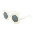 thumbnail image 1 of Lunettes de Soleil à Fleurs pour Filles d'Âge Préscolaire Montures Rondes à Fleurs Extérieur Plage Fête Colorée pour Enfants, 1 of 3