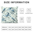 thumbnail image 5 of Creowell Pillow Covers  Flower Bird Green White Throw Pillows Covers Carpet Ethnic Print Decorative Pillowcase Farmhouse  Cushion Case Decor for Home Sofa Couch Bed, 5 of 5