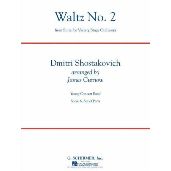 WALTZ NO. 2 (FROM SUITE FOR VARIETY STAGE ORCH) YOUNG EDITION FULL SC