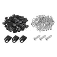 thumbnail image 1 of Unique Bargains U-Type Cable Clip Wire Clamp, 5.2mm 0.2 Inch Nylon Clips Black 200Pcs, 1 of 5