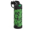 thumbnail image 3 of Thermos Kids Stainless Steel Vacuum Insulated Funtainer 16 oz Water Bottle with Spout Lid, Minecraft, 3 of 8