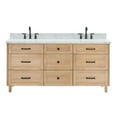 thumbnail image 5 of Ariel B73DCWOVOWOA Monroe 72" Free Standing Double Basin Vanity Set - Wood, 5 of 6