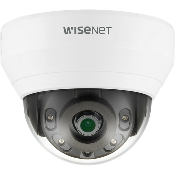 Wisenet QND-6012R1 2 Megapixel Indoor/Outdoor Full HD Network Camera, Color, Dome, White