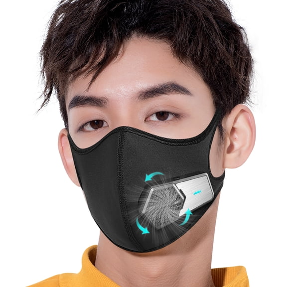 Personal Smart Electric Air Kn95 Face Mask,Reusable Wearable Air Kn95 Mask,With Fan for Air Supply, Used for Cycling,Running, Weeding, Outdoor Sports