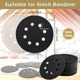 thumbnail image 4 of 50Pcs Orbital Sander Discs,125Mm Silicon Carbide Dry Wet 80-2000 Grit Waterproof, 4 of 8