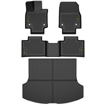 4PCS TPE Floor Mats Cargo Liner All Weather Protection Car Mats Black Fit For 2023-2025 Lexus RX500h