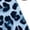 Blue, variant on Womens Leopard Print Knot Front Dress Casual Elegant Wrap Style Bodycon Midi Dress for Party Date Purple XXL