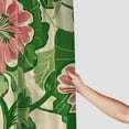 thumbnail image 3 of Chilfamy Abstract  Floral Shower Curtain Boho Pink Green Flower Leaves Aesthetic Modern Cute Cartoon Pretty Plant Bathroom Girl Bath Accessories Art Home Decor Fabric, 3 of 7