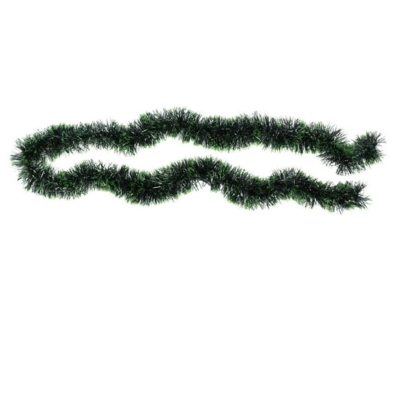 Raindrops Green Christmas Garland Dark Green Plastic Decorative Holiday Indoor Outdoor 1 Set