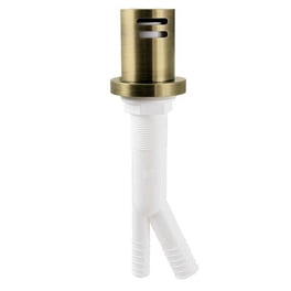 Westbrass Solid Brass Air Gap Cap Kit – 1-5/8” X 2-1/4”, Non-Skirted, Meets Plumbing Code For Dishwasher Safety