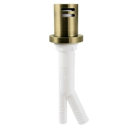 Kingston Brass KA821AB 2.63 in. Trimscape Dishwasher Air Gap, Antique Brass