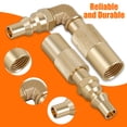 thumbnail image 6 of Threns RV Quick Connect Adapter Conversion Fitting 90° Elbow Propane Gas Fitting Low Pressure, 6 of 7