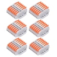 thumbnail image 4 of Conectores de cable compactos, 6 piezas, conectores de cable compactos, terminales de conexión rápida, bloques de conectores eléctricos diseñados a medida, 4 of 8