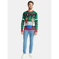 thumbnail image 2 of Men's Christmas Sweater Ugly Christmas Sweater with Drink Pocket from Holiday Time, Sizes XS-3XL, 2 of 5