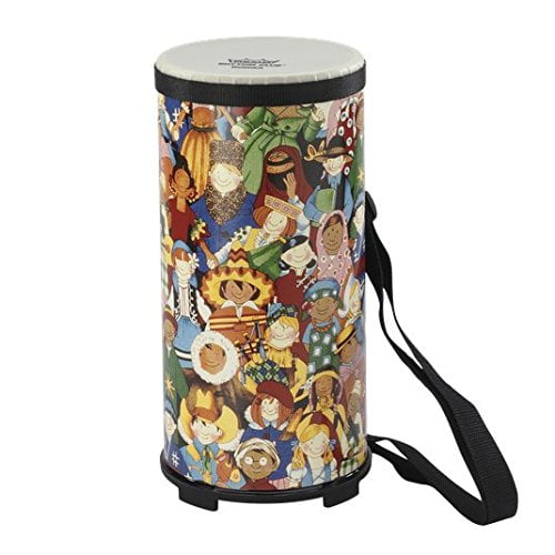 remo rh-1206-00 rhythm club konga drum - rhythm kids, 6"