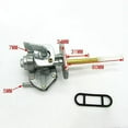 thumbnail image 4 of Vanne de Réservoir de Carburant de Moto Robinet d'Essence pour Lt80 Ltz400 Z400 Ltz250 300 (1 Pcs, Argent), 4 of 5