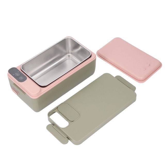 Electric Lunch Box, Portable Heated Lunch Box with 1L 304 Stainless Steel Food Containers, Fast Heating Food Warmer Lunch Box for Adults Car Truck Office Work Camping