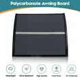 thumbnail image 4 of 40''x40''Window Awning Outdoor Polycarbonate Hollow Sheet Door Patio Canopy, 4 of 11
