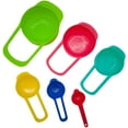thumbnail image 3 of 6 Pieces Long Handle Plastic Gram Measuring Spoon with 5 Pieces Cupcake Mould for Baking,Measuring Coffee, Grains, Protein, 3 of 7