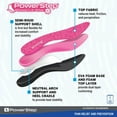 thumbnail image 6 of PowerStep Pinnacle Pink Full Length Orthotic Shoe Insoles with Neutral Arch Support for Plantar Fasciitis, 6 of 11