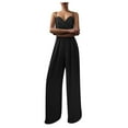 thumbnail image 1 of Bigersell Combinaison Évasée pour Femmes Mode Été Décontractée Camisole Sans Manches Combinaison Mignonne Usée, 1 of 7