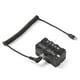 thumbnail image 5 of NP-F Tipo-C A NP-F550/570/770/970 Batería Ficly Adaptador de Alimentación de Batería Con 5-12V Cable de Resorte de Salida para El Monitor de Campo Transmisorio de Video, 5 of 6