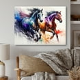 thumbnail image 2 of Designart Horses Running II Canvas Wall Art, 2 of 5