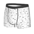 thumbnail image 5 of Goofa Airplane Printed Men's Boxer Briefs Underwear, Moisture-Wicking Underwear, Trunk,Soft and Breathable Cotton Underwear-Small, 5 of 9