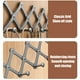 thumbnail image 4 of Fiudx Ganchos Retráctiles, Perchero Versátil para Puerta, Organizador de Ropa Que Ahorra Espacio, Diseño de Hierro Resistente, Ideal para Oficina En Casa, Fácil Instalación, Resistente a La Oxidación, 4 of 6