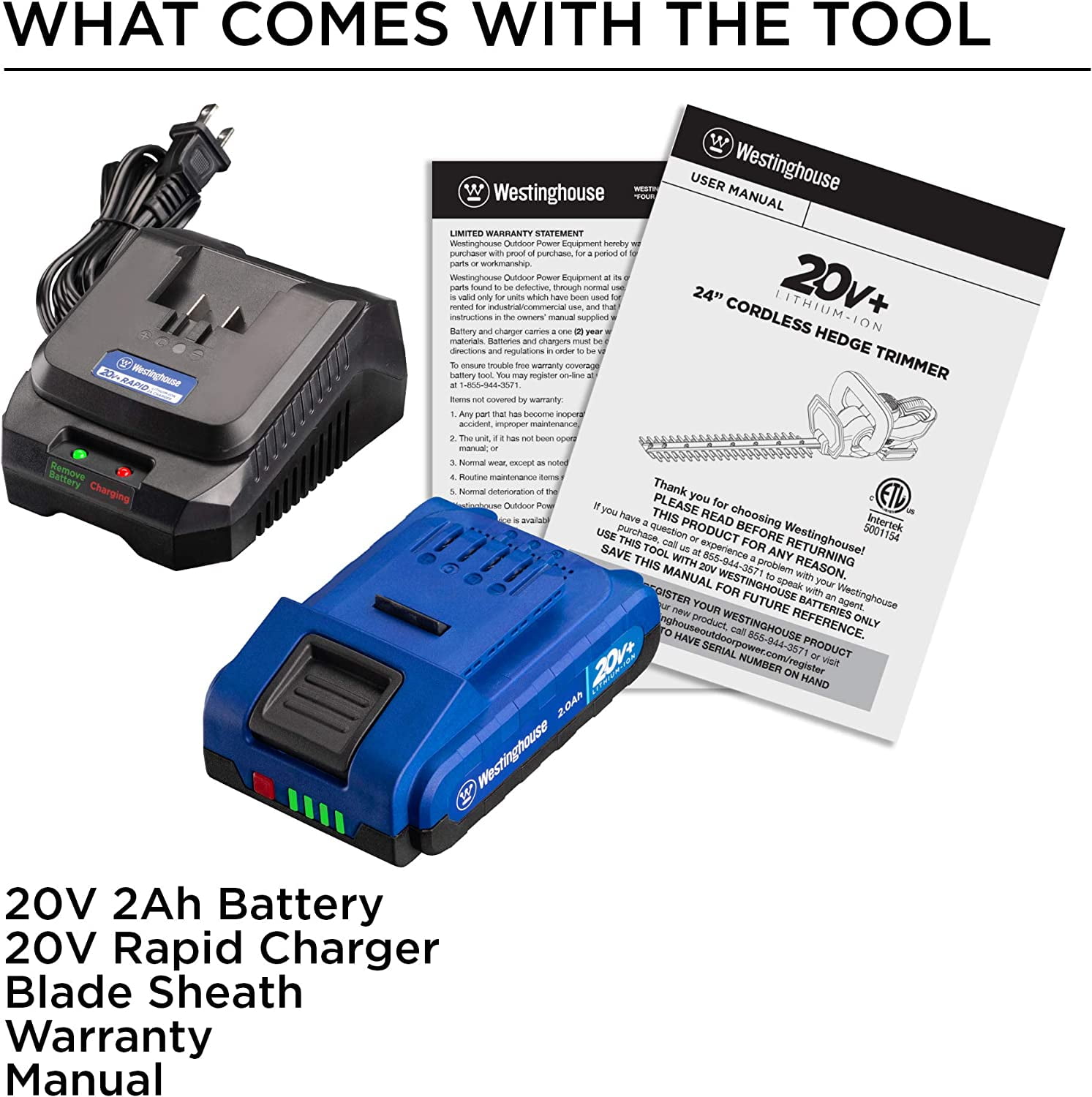 Westinghouse, 20V Lithium-ion Battery