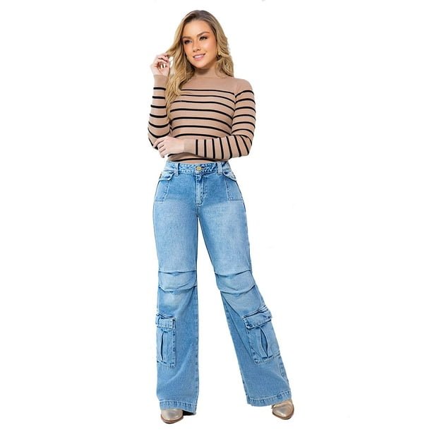 Pantalón Negro Outfit Blusa Azul Cielo Mujer Pantalon Beige Camisa