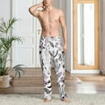 thumbnail image 6 of Lsque Cowboy Print Men's Pajama Pants, Lounge Pant - Comfortable Home Wear,Elastic Waistband, Stylish Design-Medium, 6 of 9
