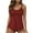 Wine-1, variant on qucoqpe Womens Two Piece Tankini Swimsuits Sexy Camisole Crew Neck Modest Bathing Suits Lightweight Comfy Swimwear