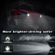 thumbnail image 5 of Faros LED de 7 pulgadas para Jeep Wrangler y otros vehículos, color negro, resistente al agua IP67, 150W, 10000LM, temperatura de color 3000K-6000K, vida útil de 50,000+ horas, compatible con, 5 of 6