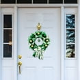 thumbnail image 4 of JHEHF 20" Green Wreath St. Patrick'S Day Wreaths Rustic Farmhouse Front Door Hanging Sign Wreath Wall Window Decoration Spring Festival and Irish Party Supplies, 4 of 8