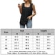 thumbnail image 2 of Camisetas Sin Mangas Cuello cuadrado Tops de verano Moda sin mangas para mujer Ajuste relajado (Negro S) Ygjytge para Mujer Negro T M, 2 of 8