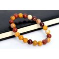 thumbnail image 3 of K-KED 8MM Mookaite Bracelet Grade AAA Genuine Natural Round Gemstone Beads 7", 3 of 4