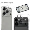 thumbnail image 4 of Camera Lens Protector for 17 Series, Frosted Metal Lens Film Camera Screen Protector Accessories, Shatterproof Metal Tempered Glass Camera Screen Protector Cover Film for, 4 of 8
