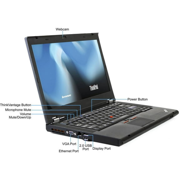 Pre-Owned Used Thinkpad T420 with a 500GB HD, 8GB RAM, Intel i5 processor, Win 10, WEBCAM